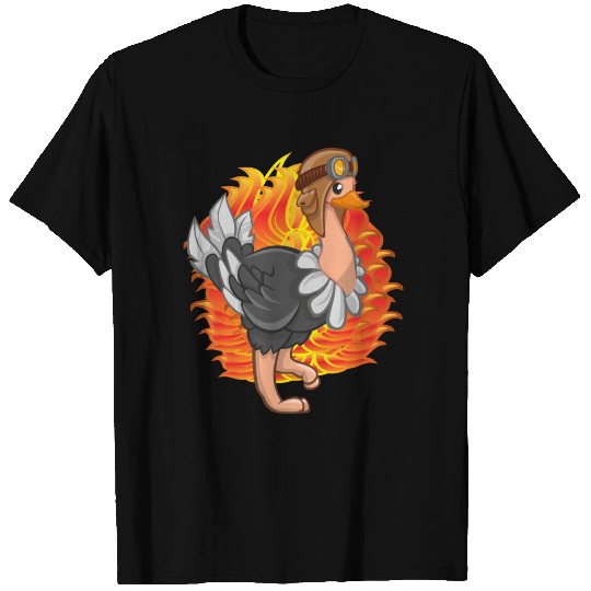 Strauss Road Runner Vogel Strauss T Shirts