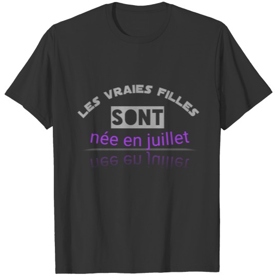 vraie fille T-shirt