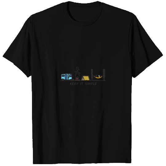 Camping Keep It Simple Camping Life Michealcruz T Shirts
