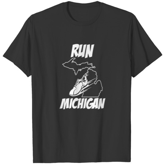 Running design Run Michigan Runners product T-shirt