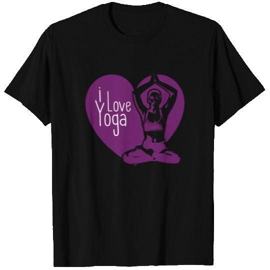 I Love Yoga Blackberry T Shirts