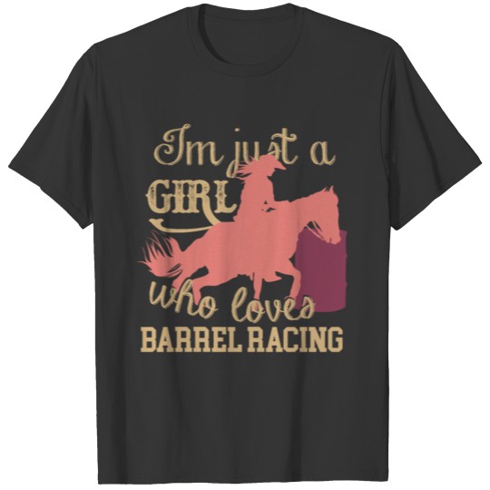 who loves Barrel Racing T Shirts