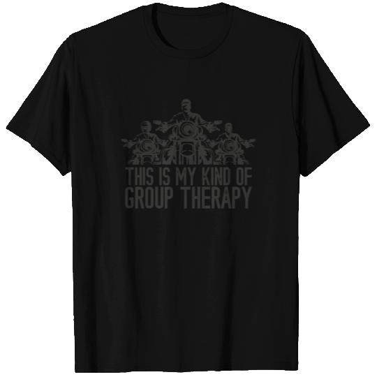 Funny Motorcycle Group Therapy T Shirts