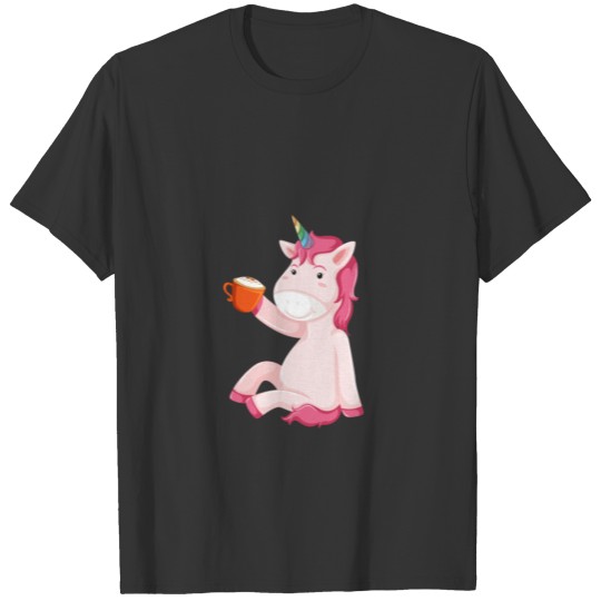unicorn coffee T-shirt