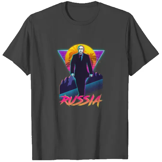 Vaporwave Vladimir Putin T Shirts