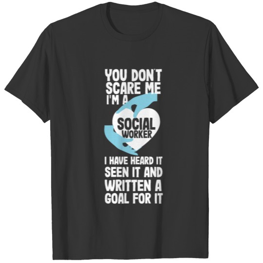 Dont Scare School Social Worker Gift Mental Health T Shirts