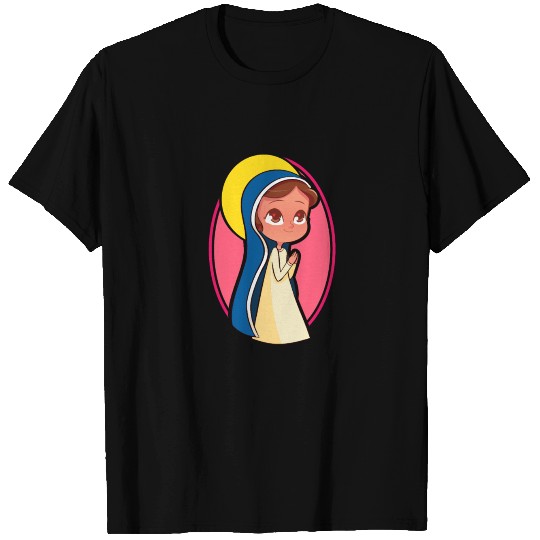 Virgin Mary Bible Christian Prayer T Shirts