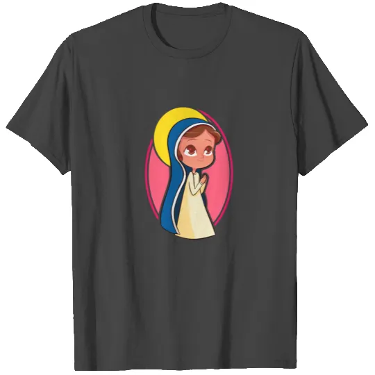 Virgin Mary Bible Christian Prayer T Shirts