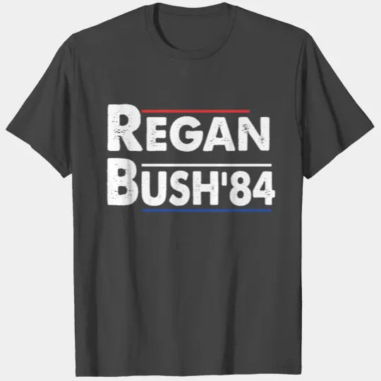 Reagan Bush 84 T Shirts - Ronald Reagan T Shirts - Bush