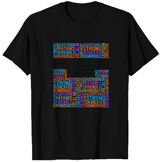 Special Education Teacher Words T Shirts