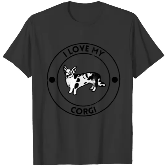 I Love My Corgi For Dog Lovers T Shirts