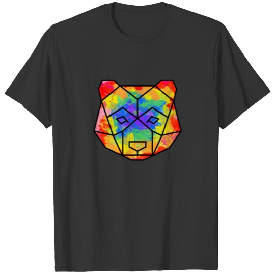 Bear colorful tie dye T Shirts for family