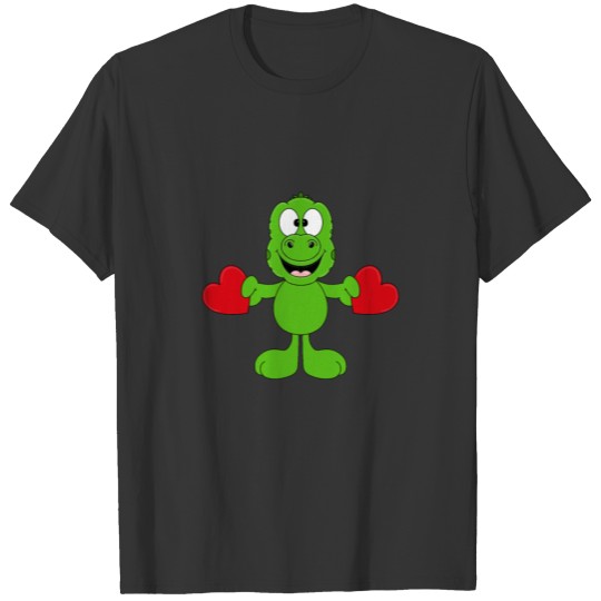 Funny Lizard - Gecko - Hearts - Love - Animal T Shirts