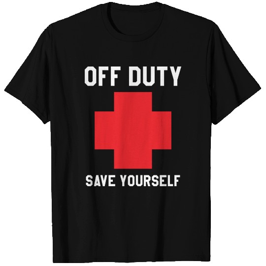 Lifeguard - Off duty save yourself T Shirts