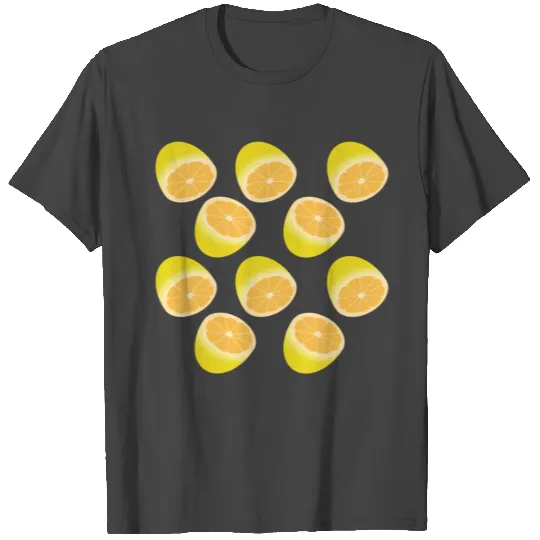 Lemon pattern T Shirts