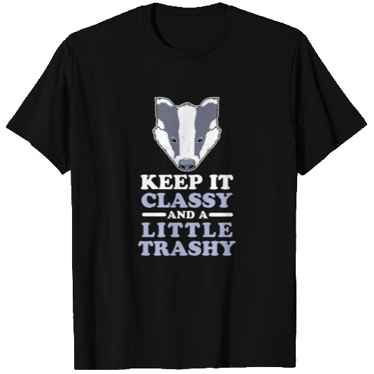 Skunk Keep It Classy Little Trashy Animal T Shirts