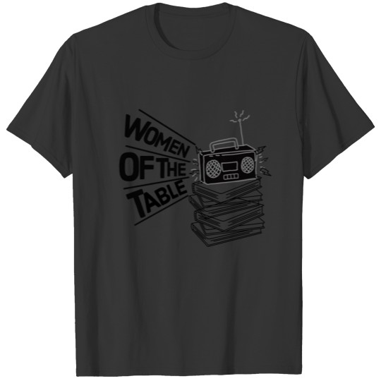 Women of the Table, logo, black T-shirt