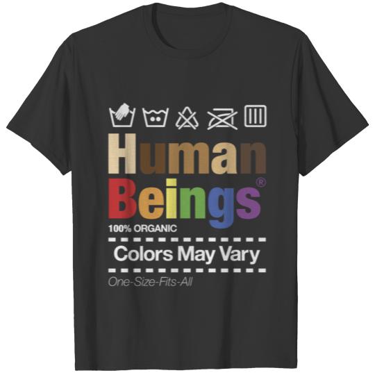 LGBTQ Pride - Human Beings 100% Organic T-shirt