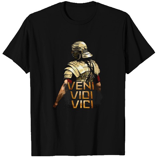 Veni Vidi Vici - SPQR Latin Quote - Julius Caesar T Shirts