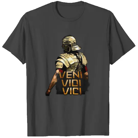 Veni Vidi Vici - SPQR Latin Quote - Julius Caesar T Shirts