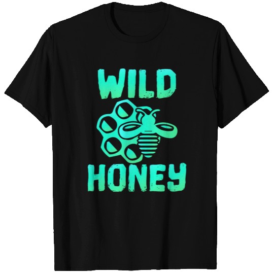 Honey Bee Honeycomb Wild T Shirts