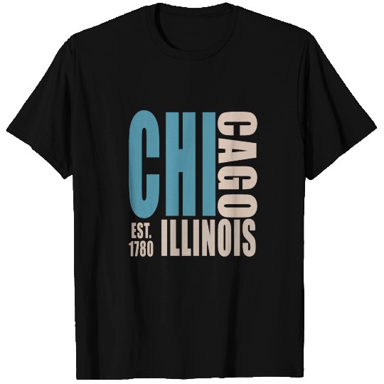 Chicago Illinois Est 1780 T Shirts