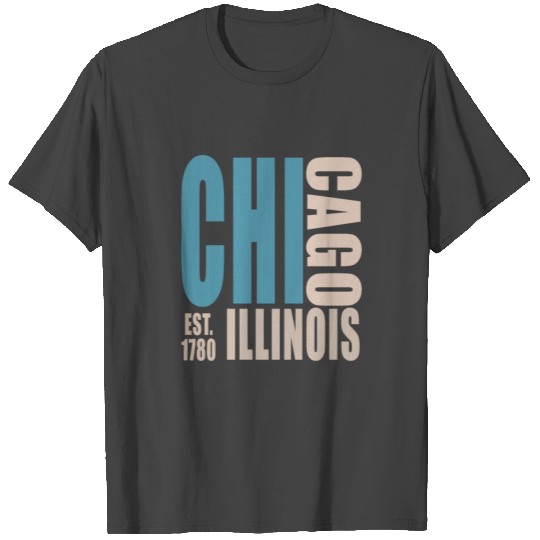 Chicago Illinois Est 1780 T Shirts