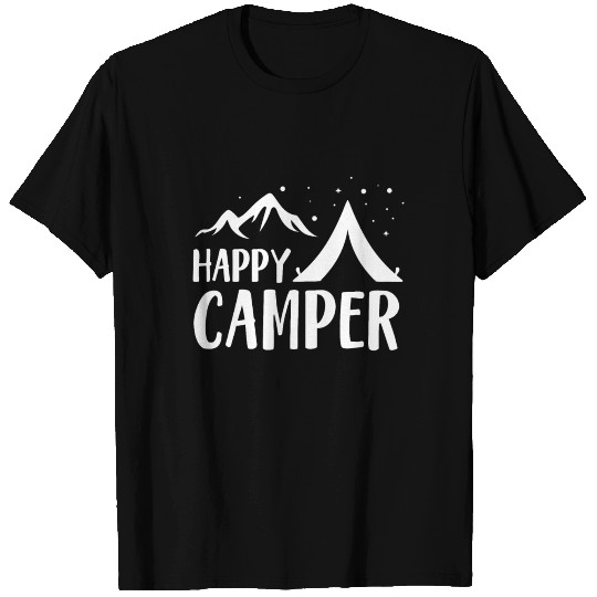 Happy Camper Caravan Camper T Shirts