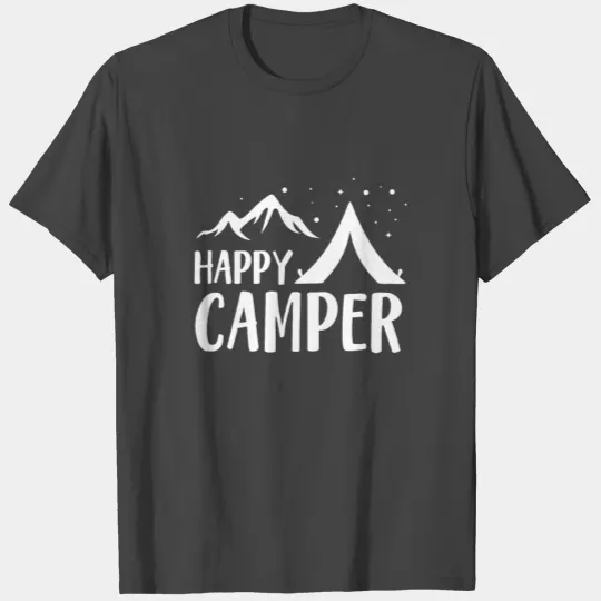 Happy Camper Caravan Camper T Shirts