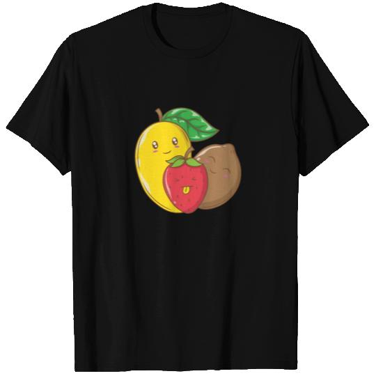 Fruit mix with mango, strawberry and kiwi T Shirts
