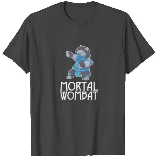 Wombat Sub Zero Mortal Combat Marsupial Bear T Shirts