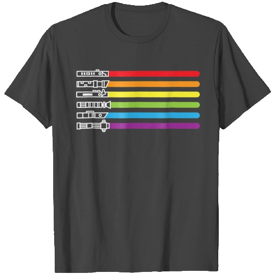 Funny Gay Saber T Shirts Rainbow LGBT Pride Month 2