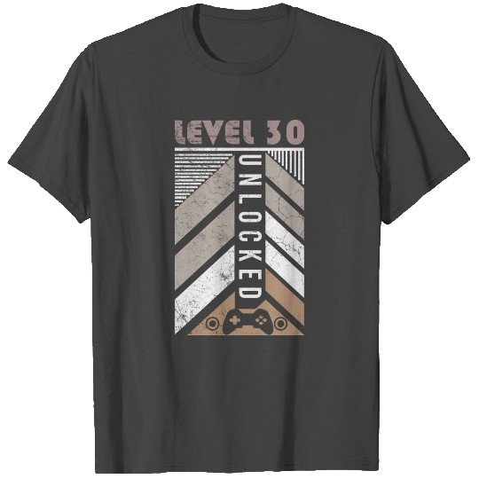 Gaming Gamers Game Level UP 30 Controller T Shirts