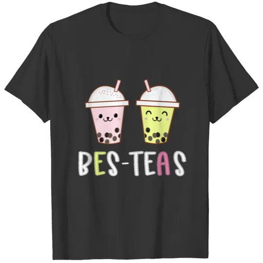 Bes Teas Besties Bubble Tea Boba Best Friend Gift T Shirts