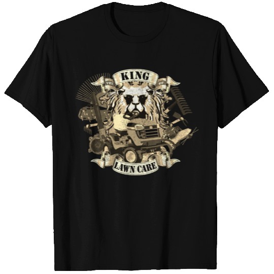 King of Lawn Care T Shirts