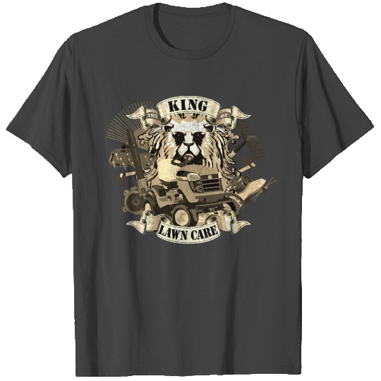 King of Lawn Care T Shirts