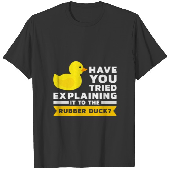 Developer Programming Duck Rubber Duck T-shirt