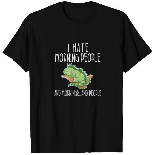 Green Iguana Lizard Salamander Bearded Dragon T Shirts