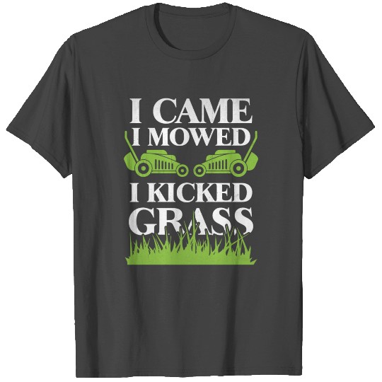 Lawn Mower Garden Gardening Mowing Gift T Shirts