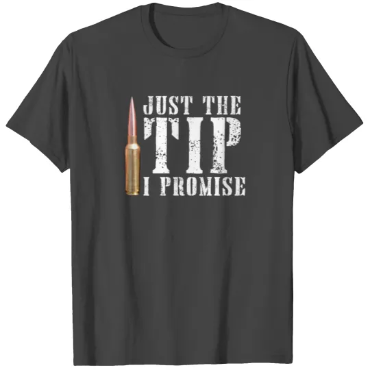 just the tip i promise T Shirts