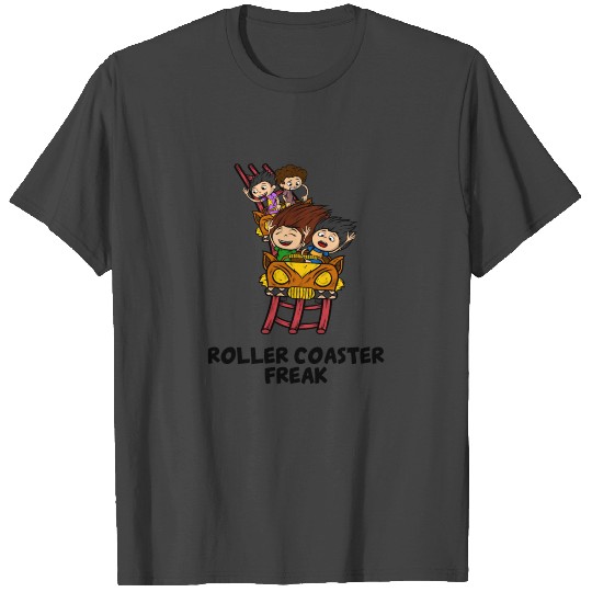 Roller Coaster Freak Theme Park RollerCoaster T Shirts