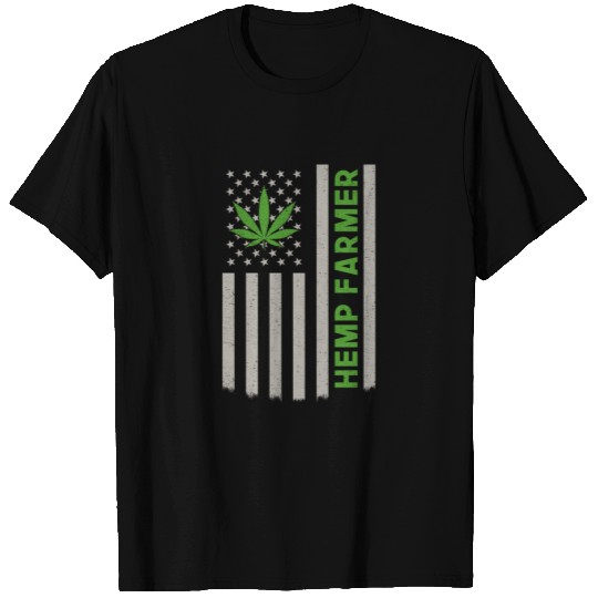 Hemp Farmer Marijuana Cannabis Hemp T Shirts
