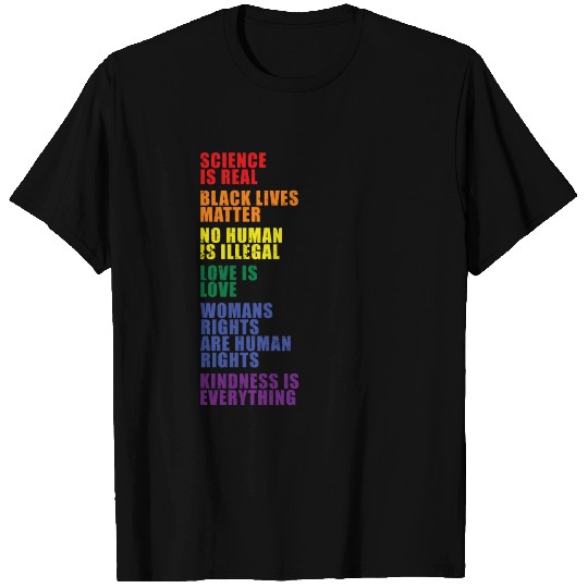 LGBT Pride equality no human is illegal T Shirts