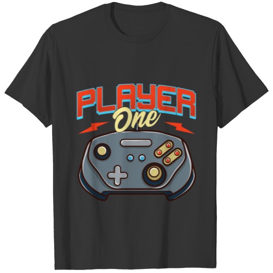 Video Game Controller Player One T-shirt