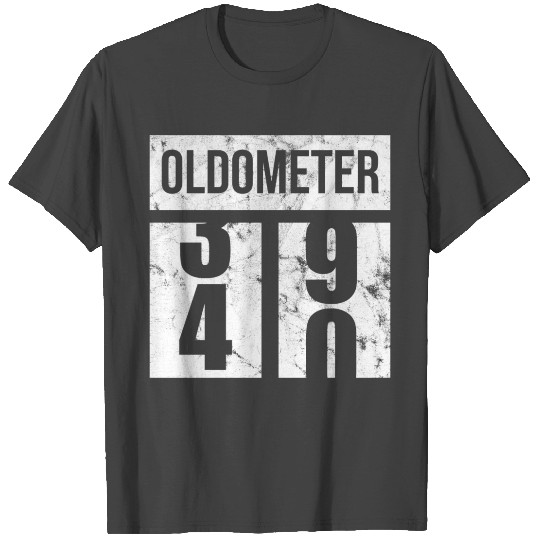 40 Oldometer 40th Birthday Gift Idea T Shirts