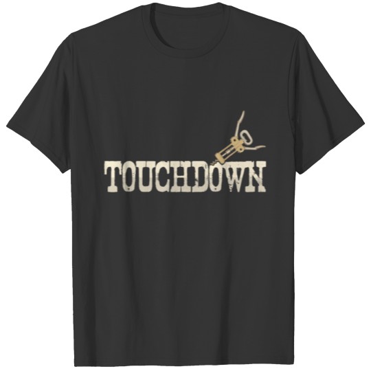 Funny Football Touchdown Wine Bottle Opener Gifts T-shirt