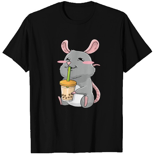 Rat Tea Bubble Tea T Shirts