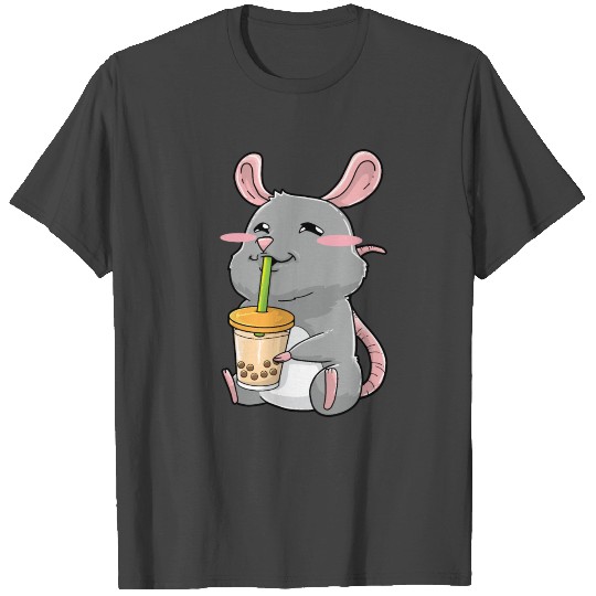 Rat Tea Bubble Tea T Shirts