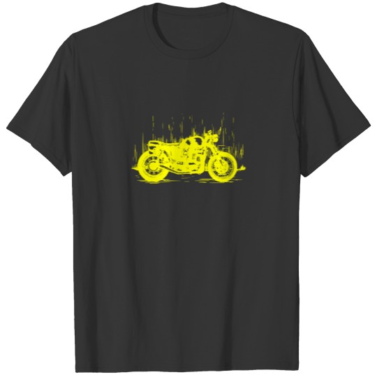Motorcycle for Biker Motorcyclists bike T-shirt