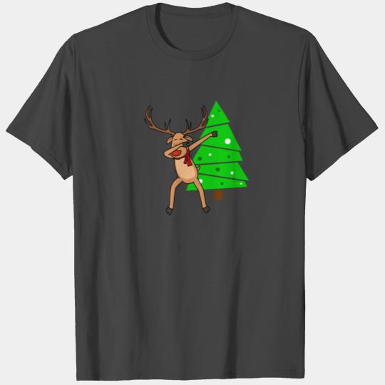 Dabbing Rudolph Christmas Holiday Dab Dance T Shirts
